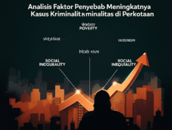 Analisis Faktor Penyebab Meningkatnya Kasus Kriminalitas di Perkotaan