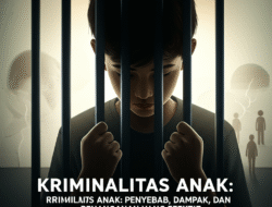 Kriminalitas Anak: Penyebab, Dampak, dan Penanganan yang Efektif