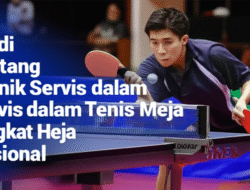 Studi Tentang Teknik Servis dalam Tenis Meja Tingkat Nasional