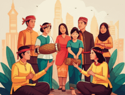 Usaha pelanggengan adat serta bahasa kawasan di tahun modern